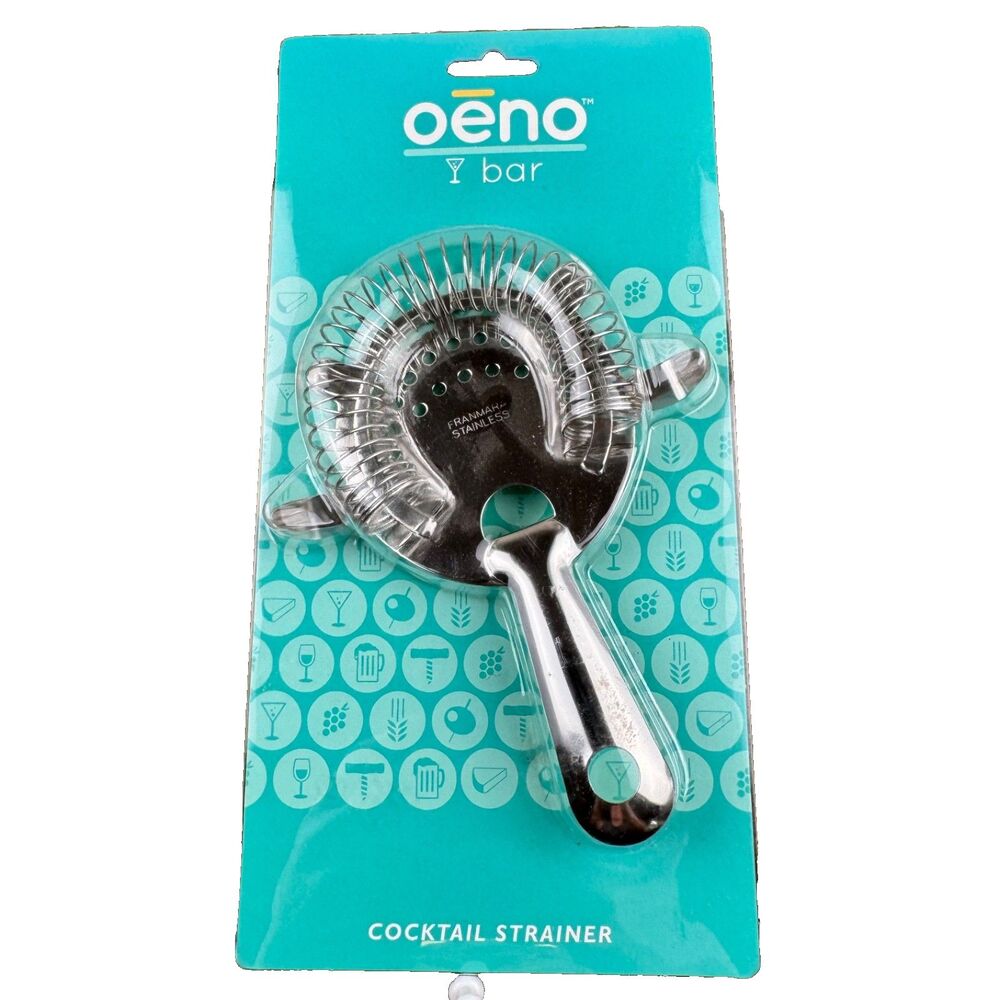 OENO Bar Hawthorne Cocktail Strainer NEW